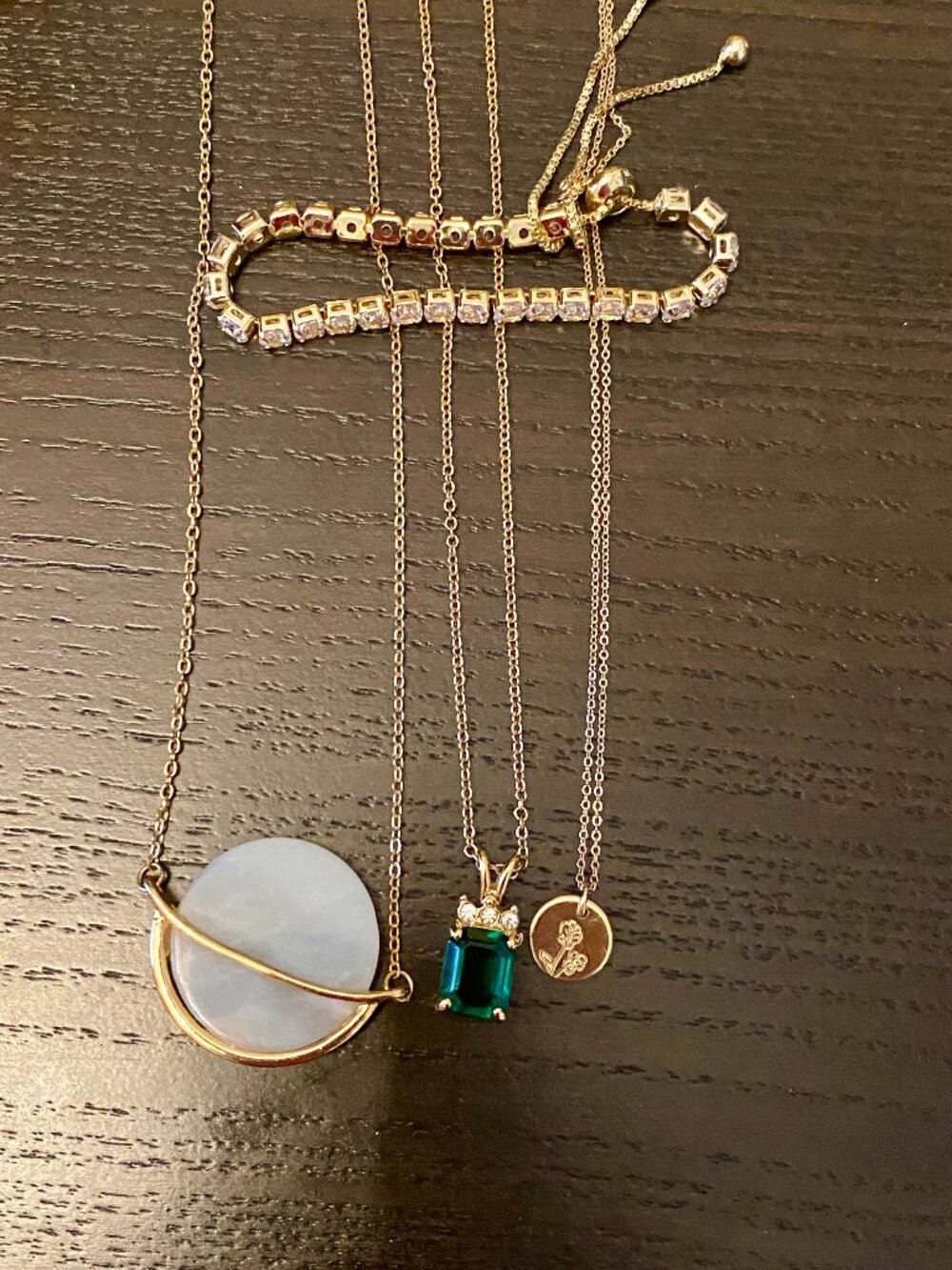 Gold Tone Costume Jewelry Bundle